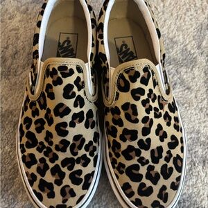 Vans Leopard Print Slip-On Sneakers | Classic Canvas | Women’s